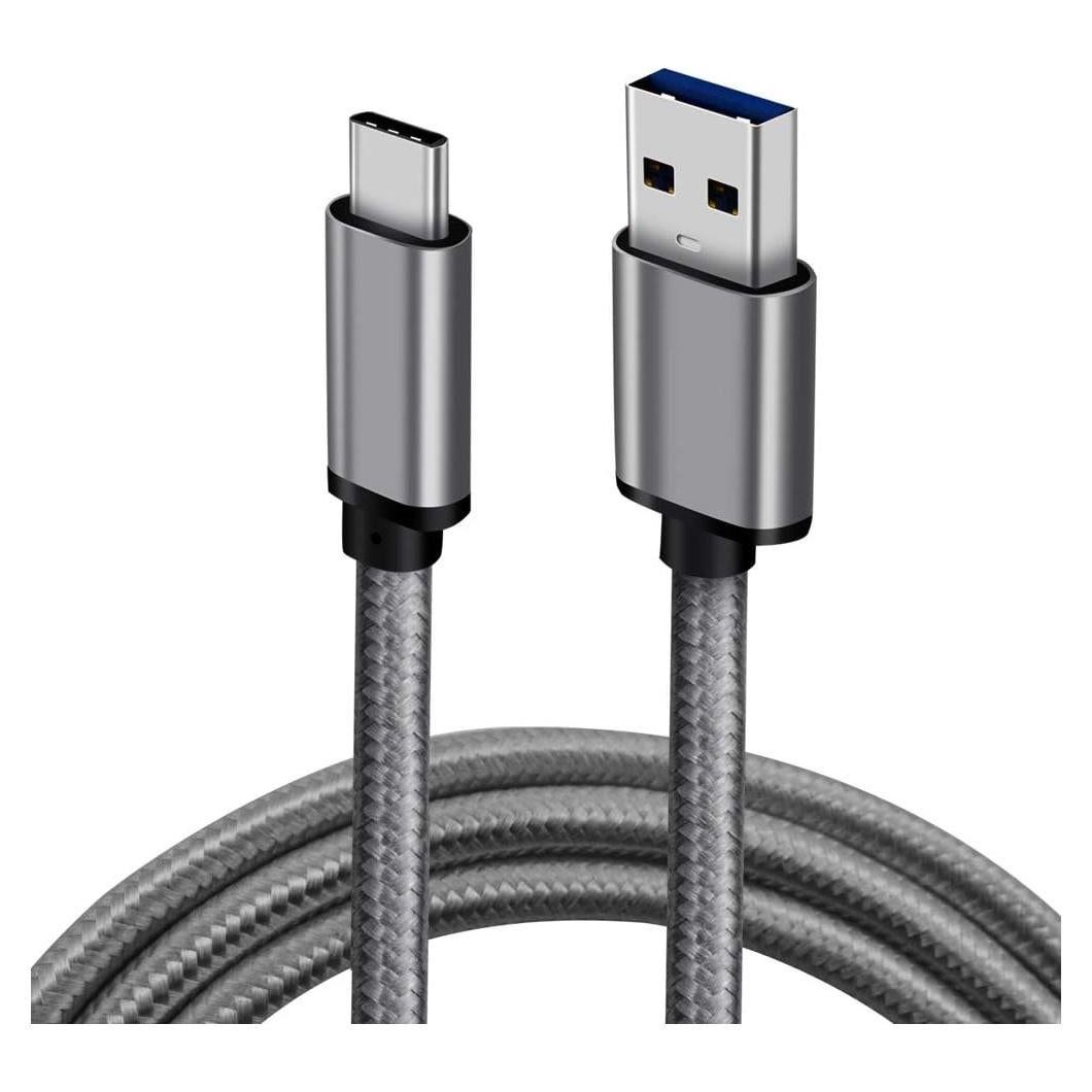 Cable USB-C 3.1 a USB-A 3.0 Cbus 2m Gris Alta Resistencia