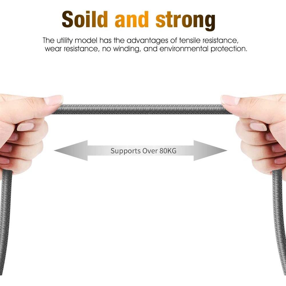 Cable USB-C 3.1 a USB-A 3.0 Cbus 2m Gris Alta Resistencia