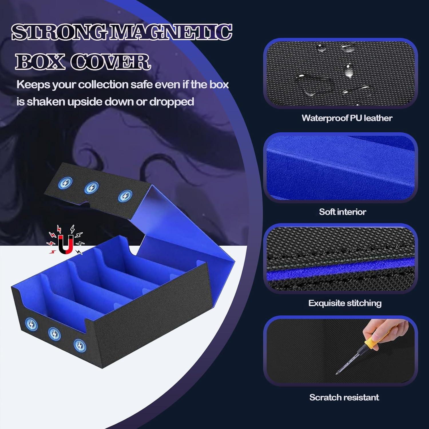 Caja de Almacenamiento de Cartas VeiDynoA 3200+ Negro/Azul