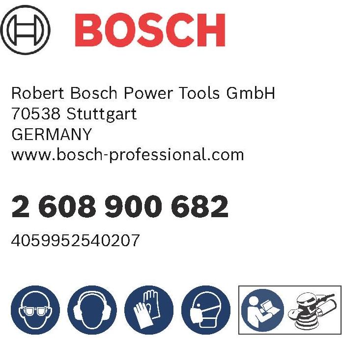 Red de Lijado Bosch Expert M480 125 mm Grano 120 - 50 Piezas