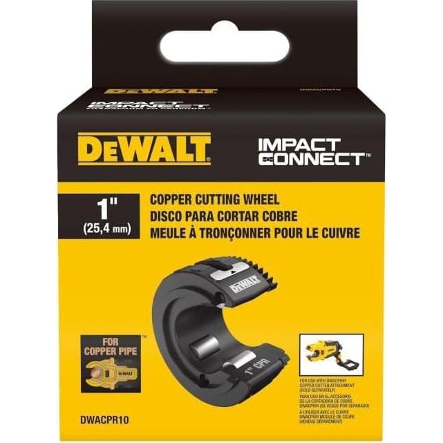 Rueda de Corte DEWALT Impact Connect 1" para Tubos de Cobre