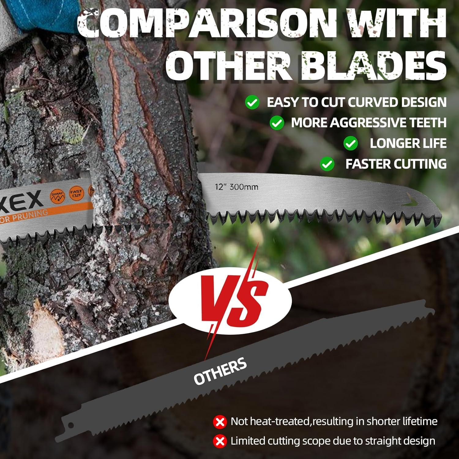 Hojas de Sierra Recíproca ALEXEX 30.48 cm 6Pcs para Madera