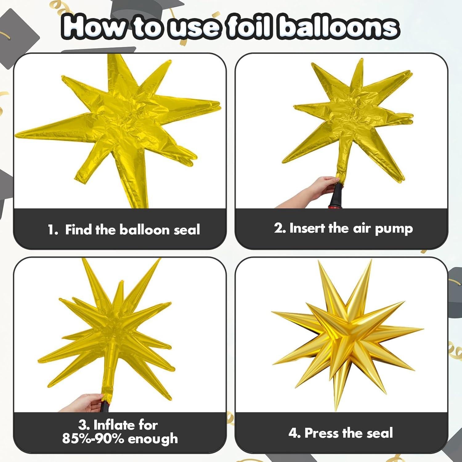 Kit de Arco de Globos Graduación 2025 Paready 120 Piezas