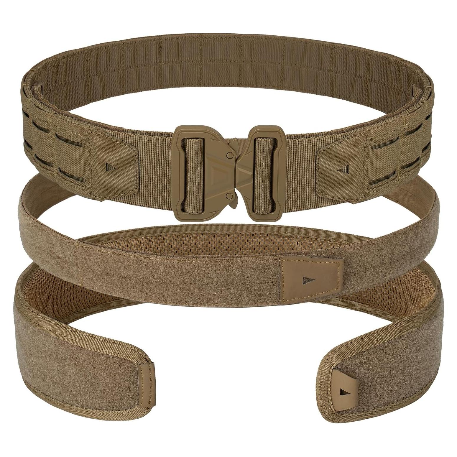 Cinturón Táctico YAKEDA - Nylon Acolchado Ajustable 2 en 1