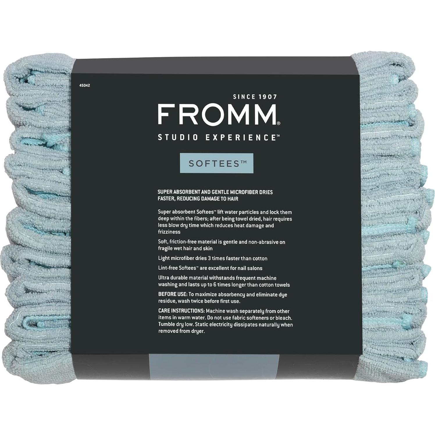Toallas de Microfibra Fromm Softees Aqua 10 Unidades 40x73 cm