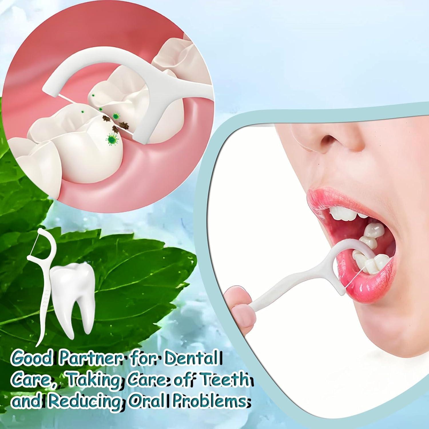 Palillos de Hilo Dental de Viaje Demiya 40 Unidades Sin Sabor