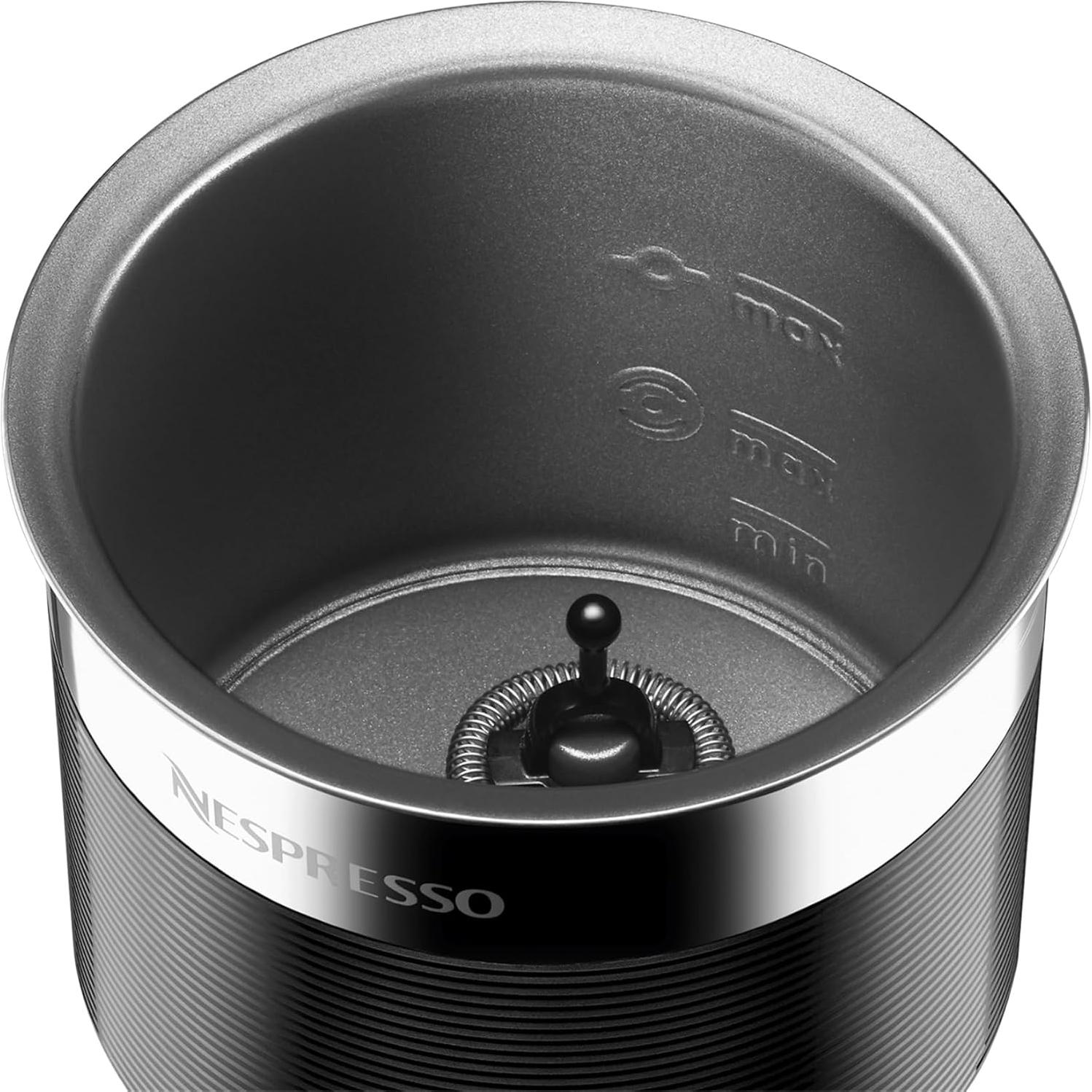 Nespresso Aeroccino XL Espumador de Leche 400ml Negro