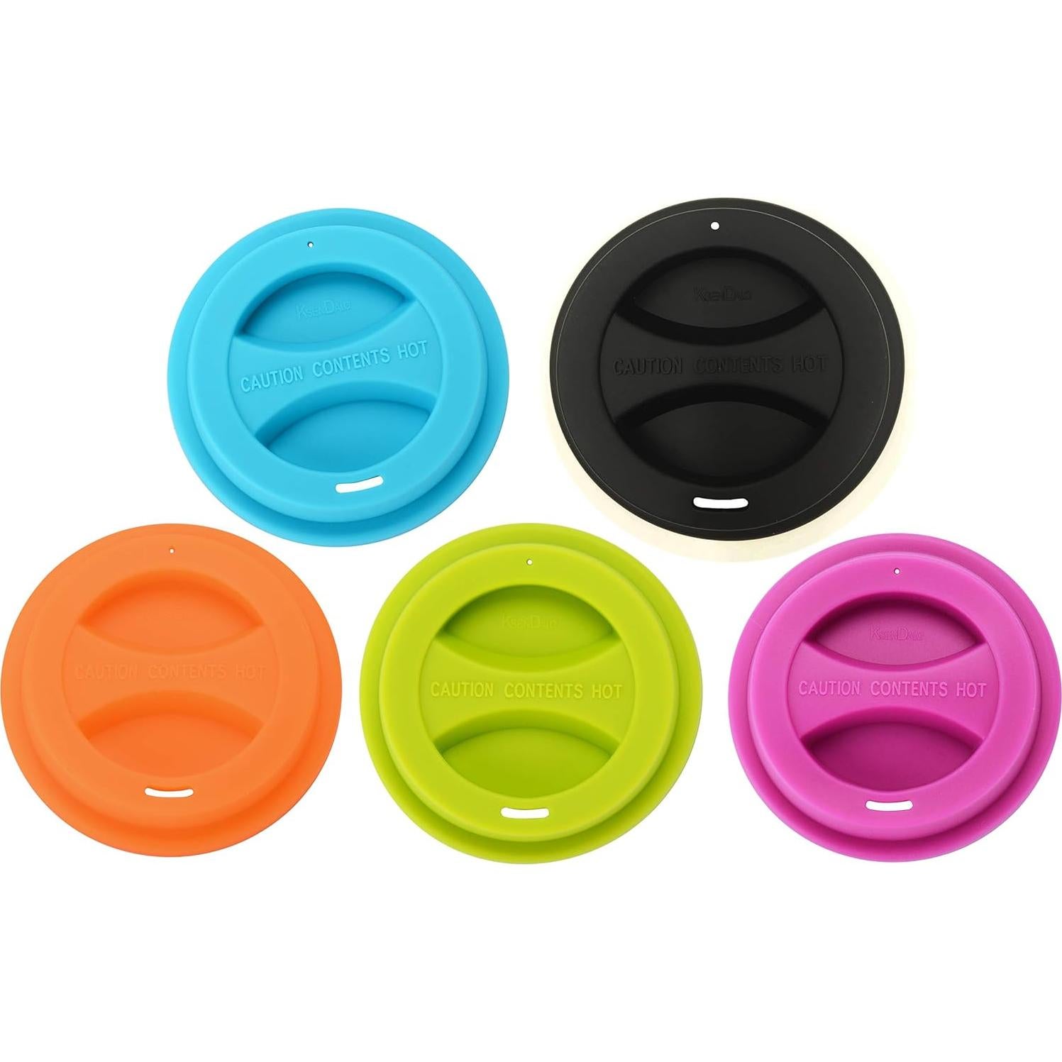 Tapas de Silicona Reutilizables KSENDALO para Tazas 12oz y 16oz