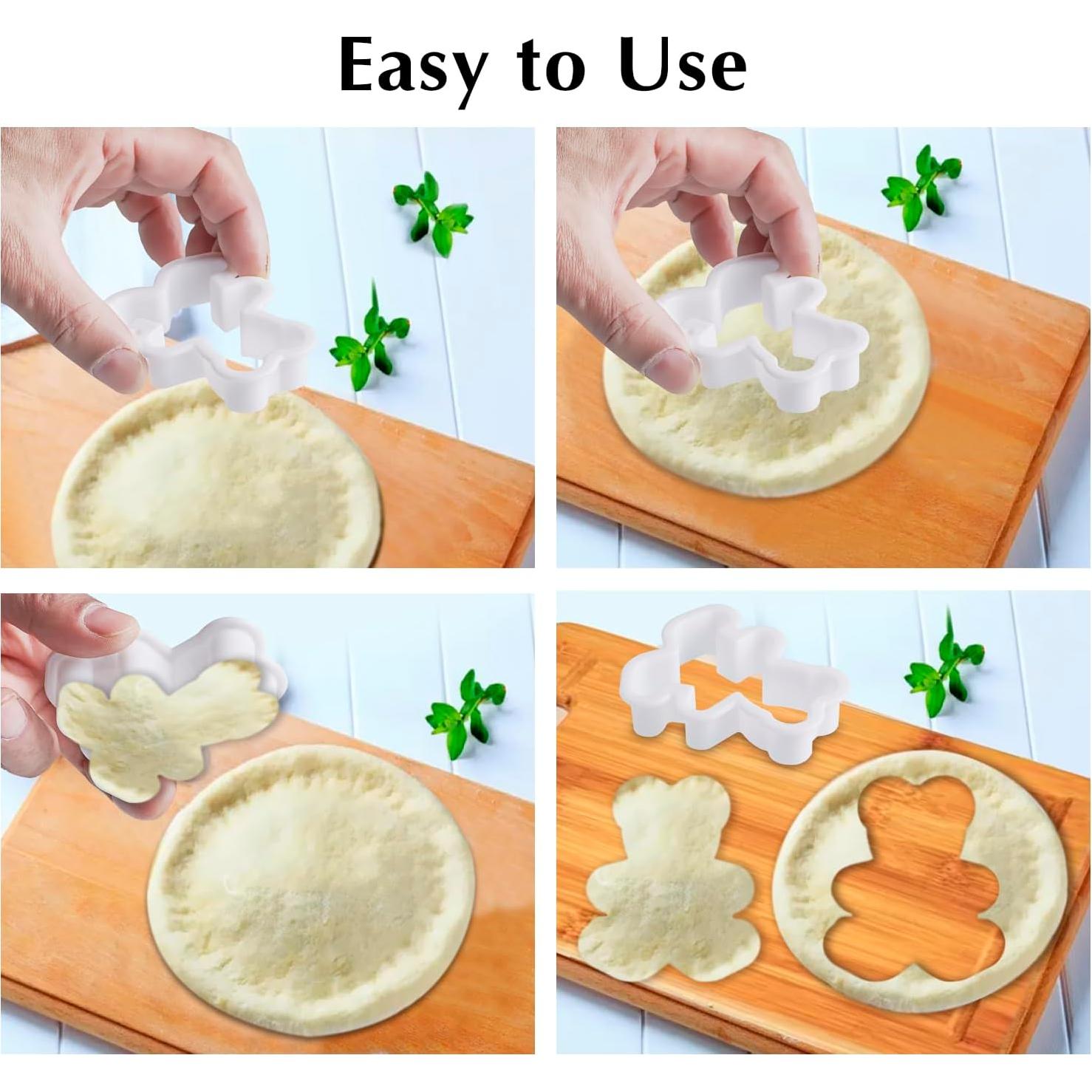 Juego de Cortadores de Galletas 12 PCS HiempTru - Formas Diversas 7.62 cm