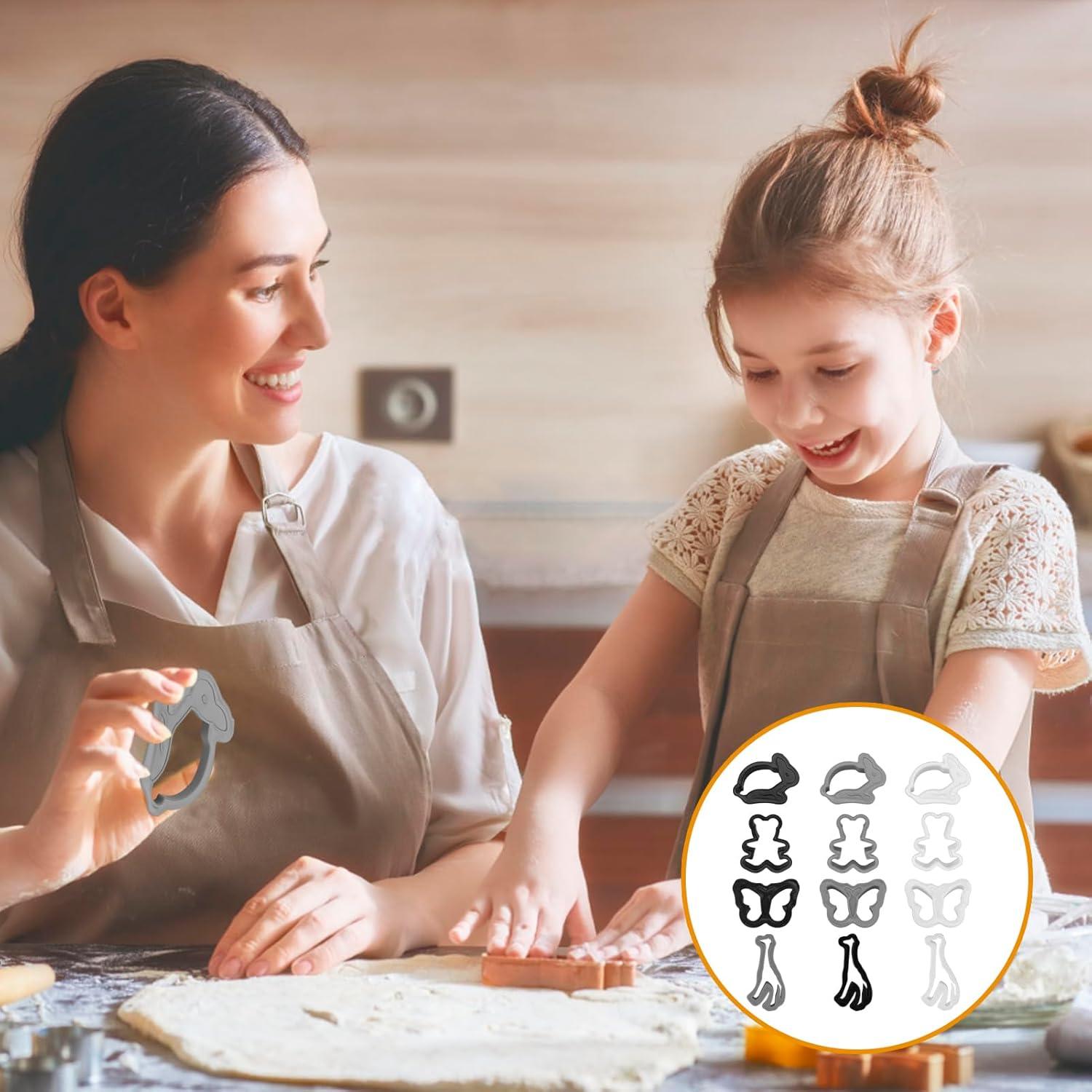 Juego de Cortadores de Galletas 12 PCS HiempTru - Formas Diversas 7.62 cm