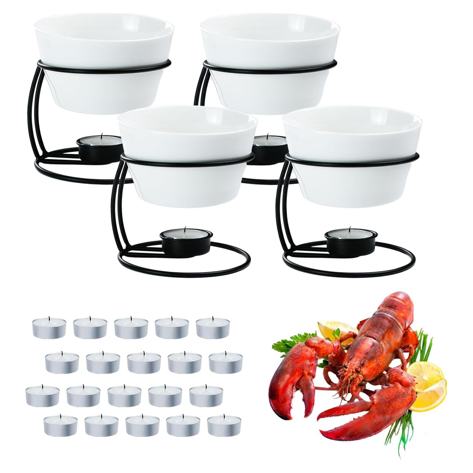 Juego de Calentadores de Mantequilla Luvan 12.8oz Cerámica