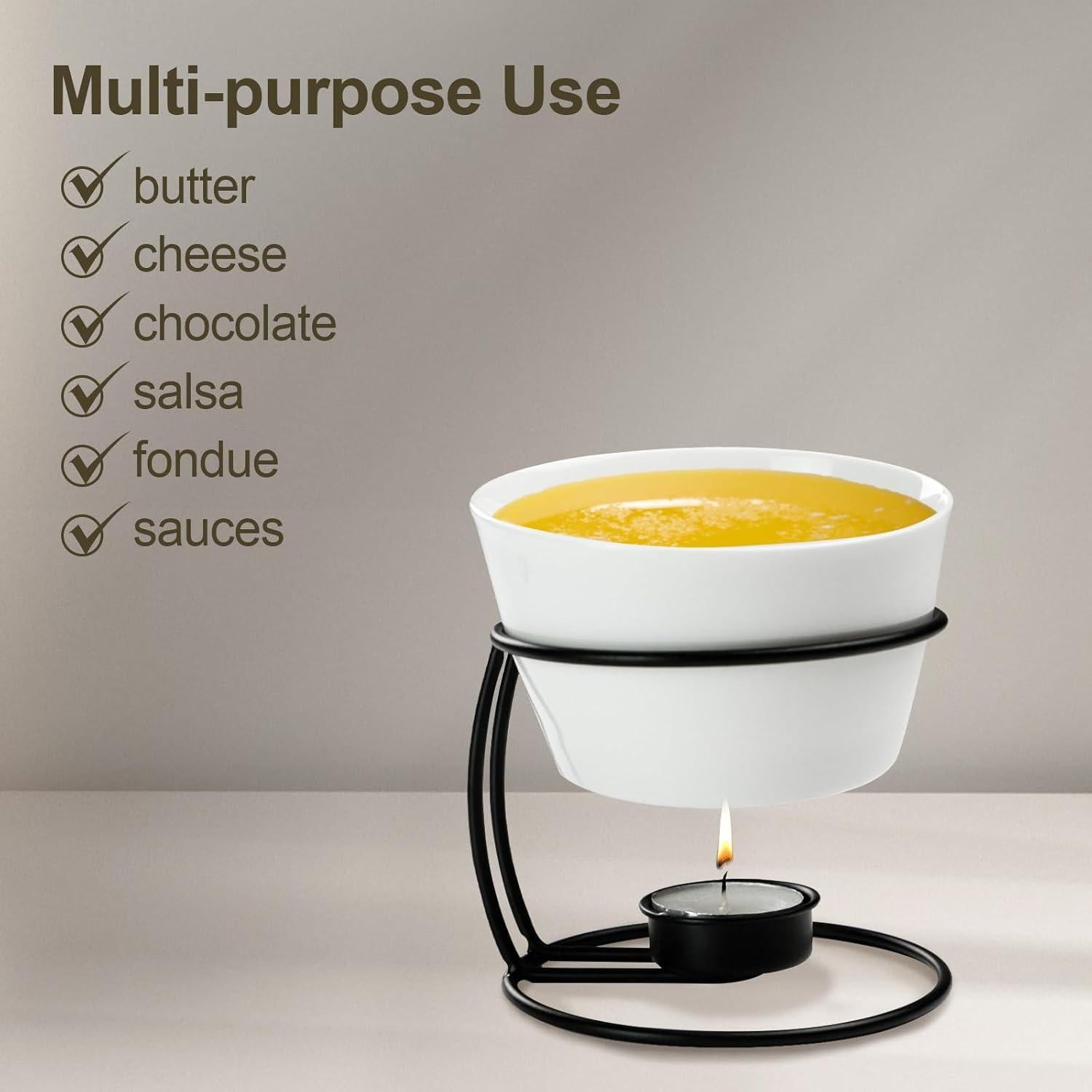 Juego de Calentadores de Mantequilla Luvan 12.8oz Cerámica