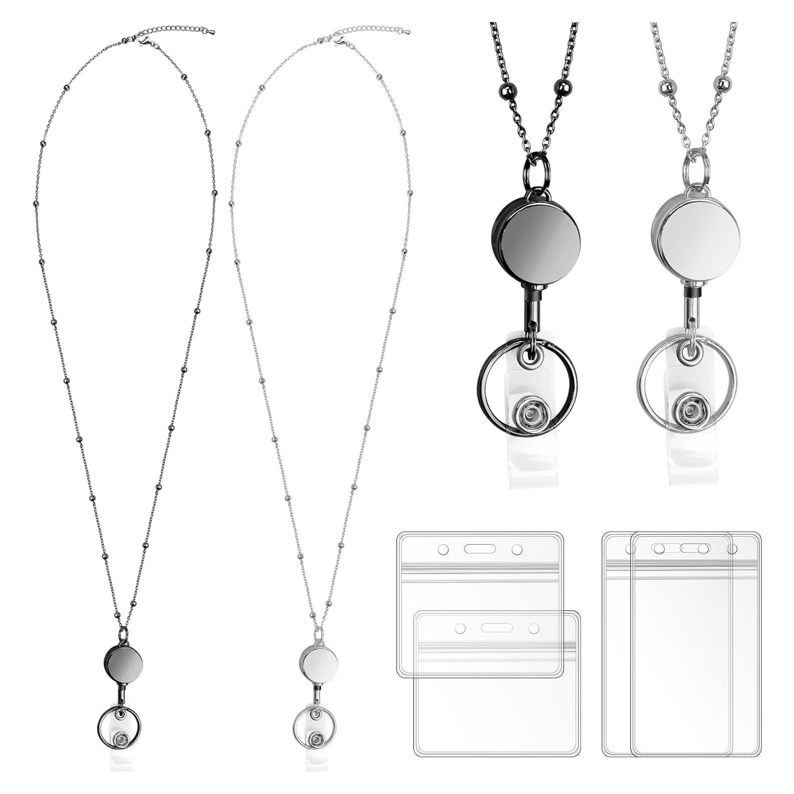 Paquete de 2 cintas retráctiles Koorito con 4 soportes a prueba de agua