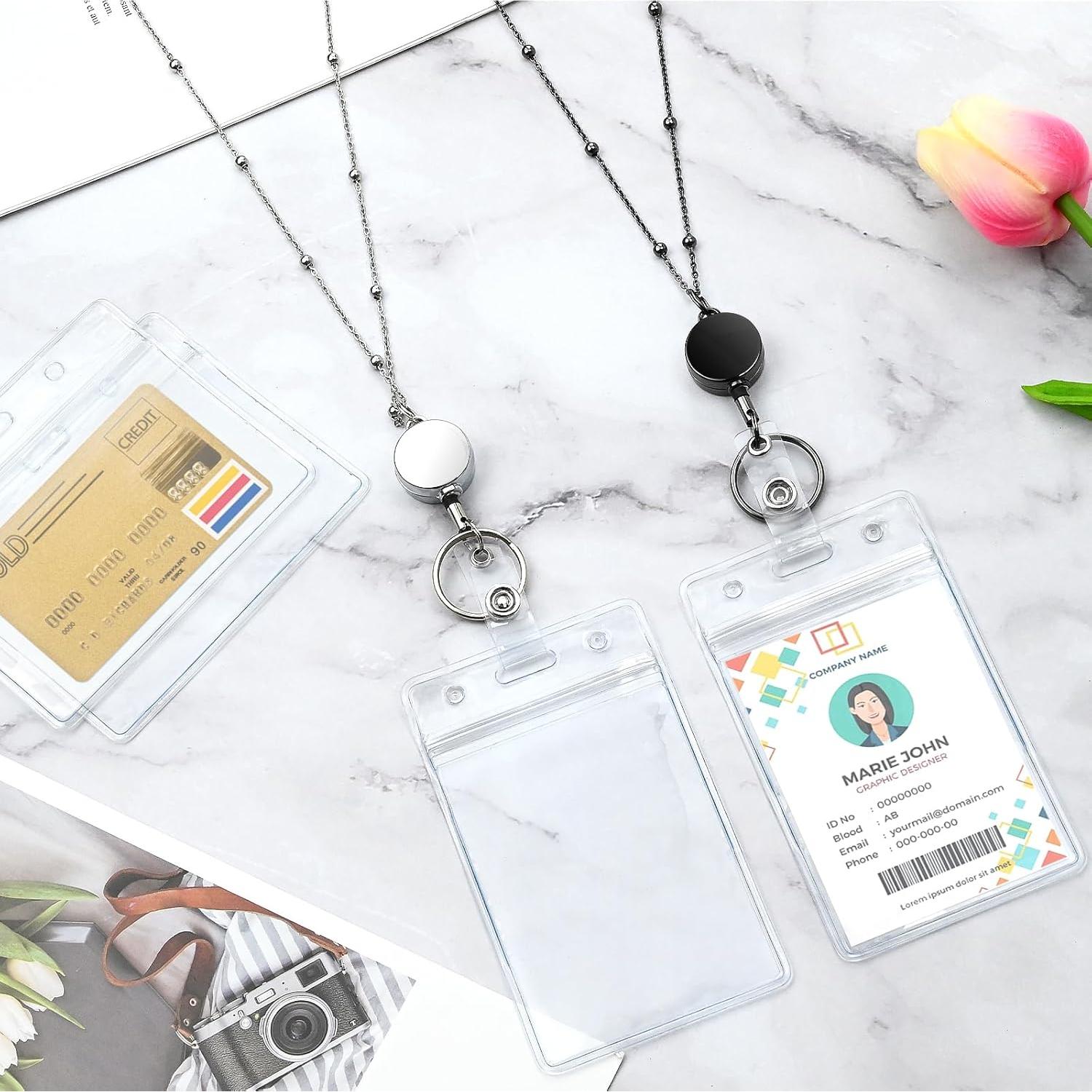 Paquete de 2 cintas retráctiles Koorito con 4 soportes a prueba de agua