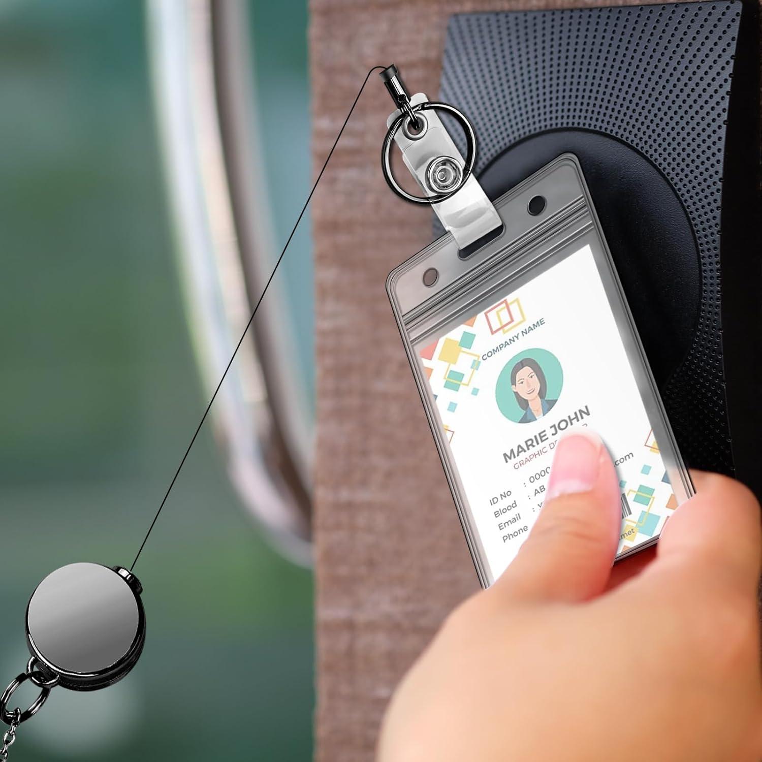 Paquete de 2 cintas retráctiles Koorito con 4 soportes a prueba de agua