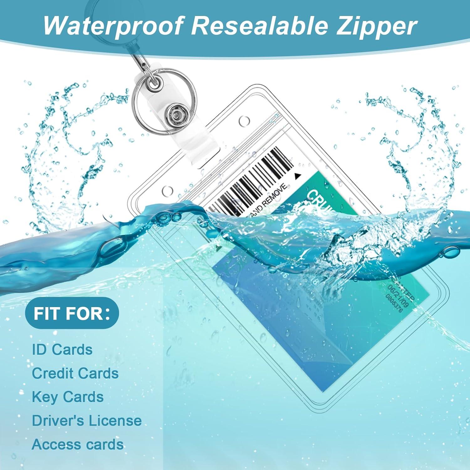 Paquete de 2 cintas retráctiles Koorito con 4 soportes a prueba de agua