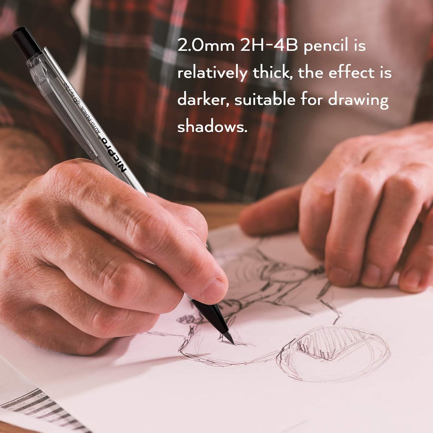 Conjunto de lápices mecánicos Nicpro 31 piezas 0.3-0.9mm