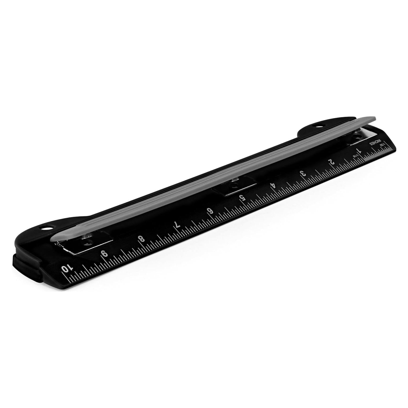 Perforadora de 3 Agujeros Enday Negra para Carpeta 25.4 cm