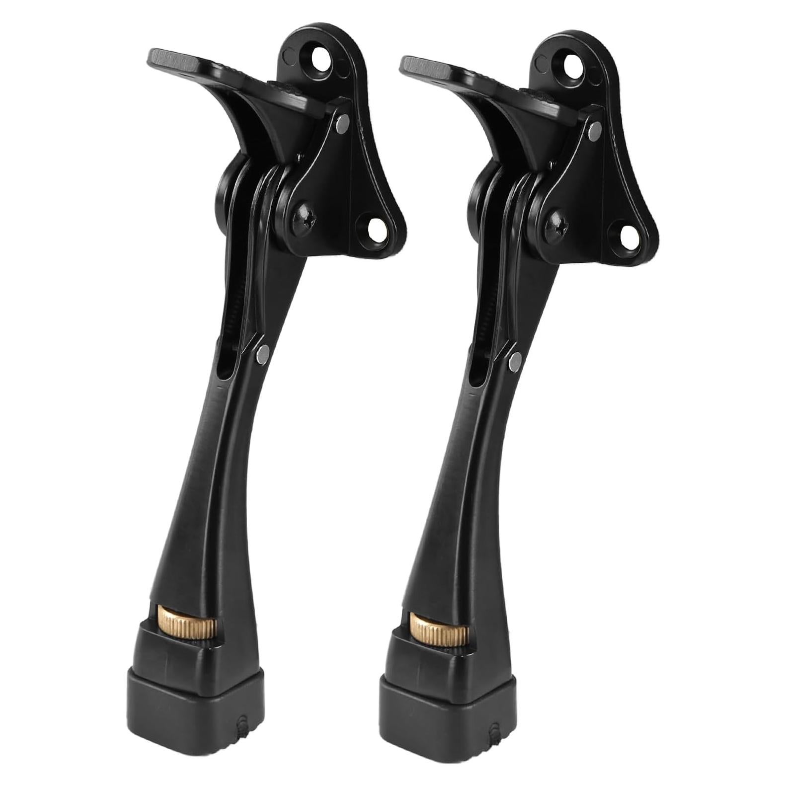 Tope de puerta KXIPB ajustable 2 unidades 12.7 cm negro aluminio