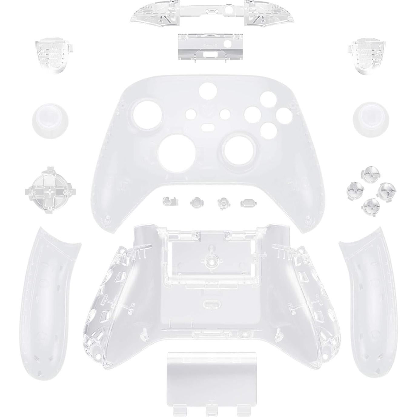 Carcasa Completa eXtremeRate para Controlador Xbox Series X/S Transparente