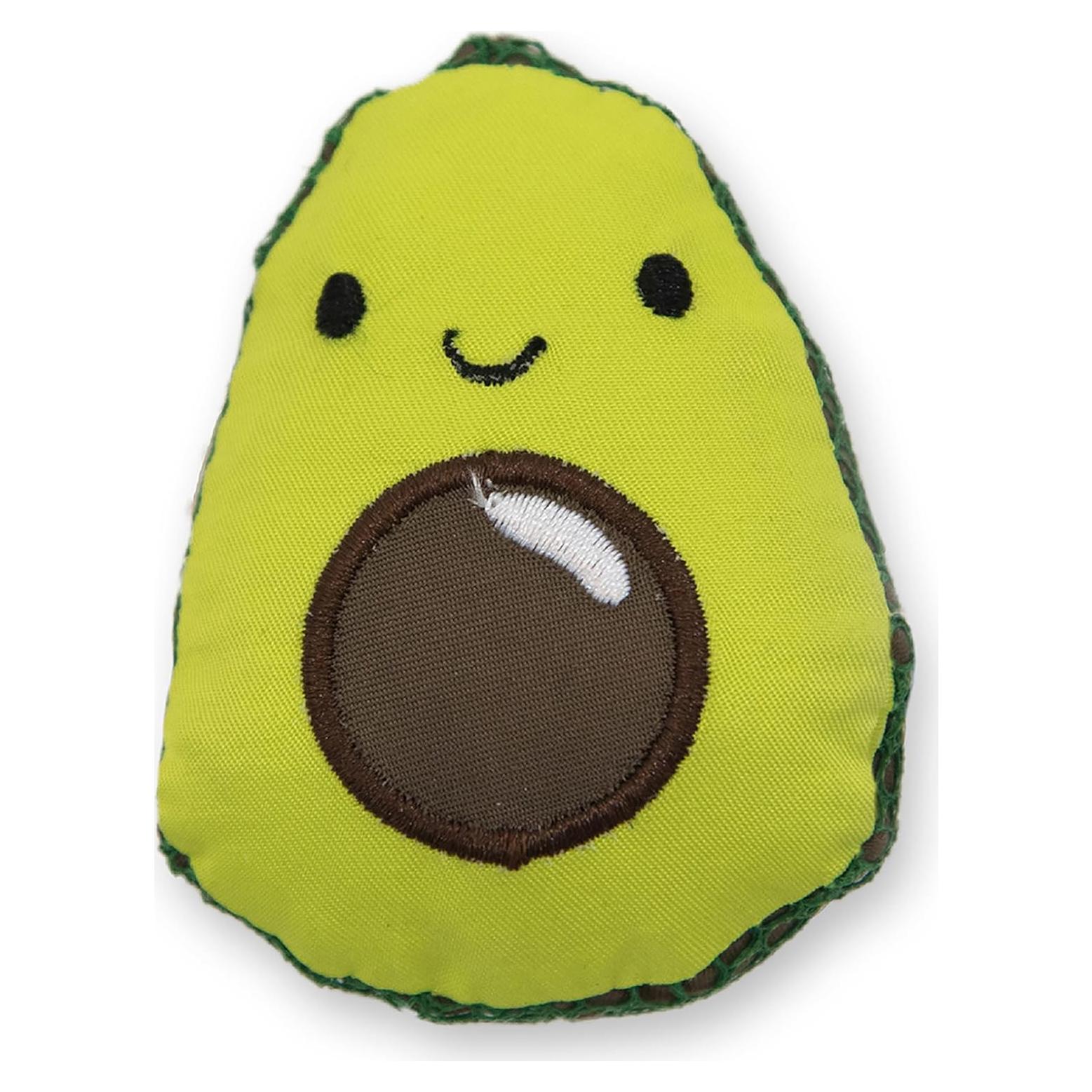 Juguete de Gato Catstages Avocato con Malla Dental - Peluche Verde
