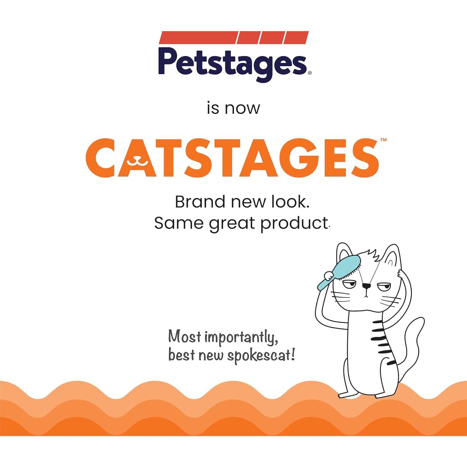 Juguete de Gato Catstages Avocato con Malla Dental - Peluche Verde