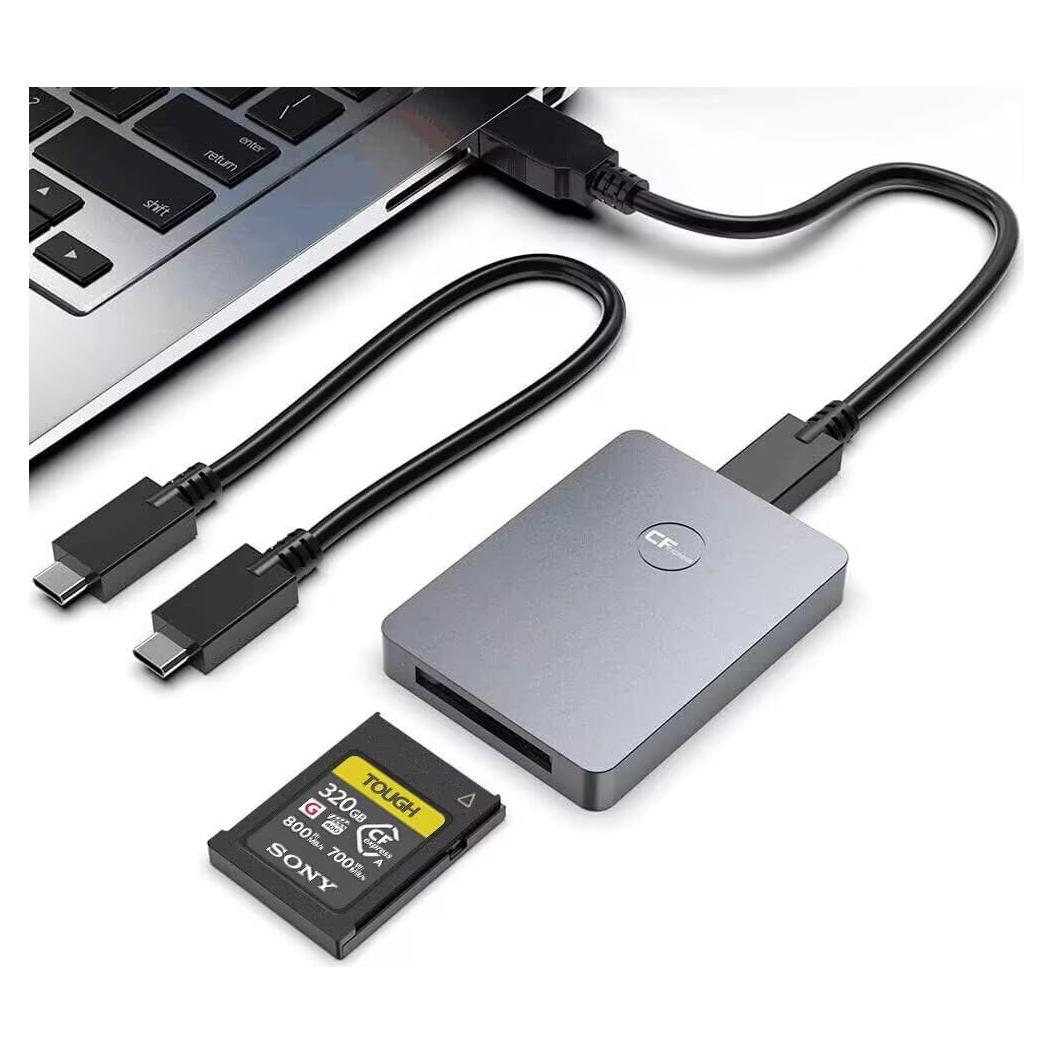 Lector de Tarjetas CFexpress Tipo A Rocketek USB-C 10Gbps