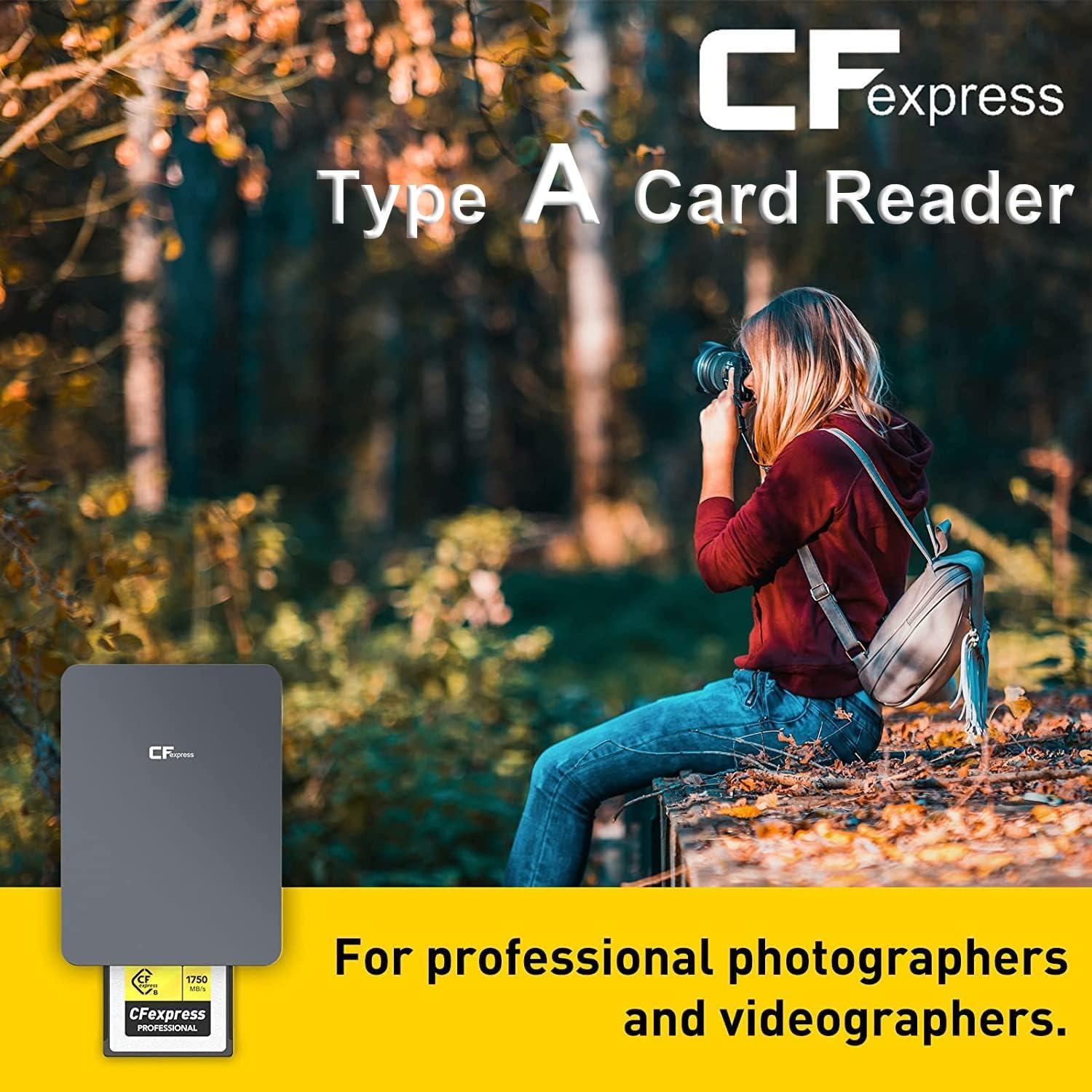 Lector de Tarjetas CFexpress Tipo A Rocketek USB-C 10Gbps