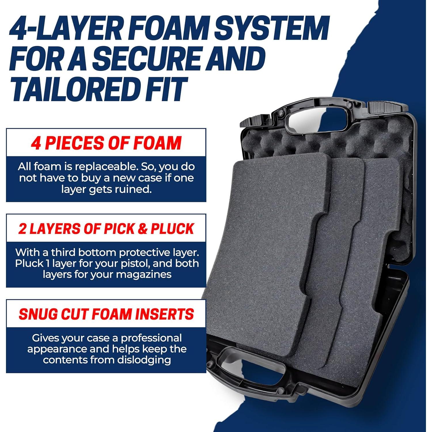 Funda Dura TSA Cedar Mill Fine Firearms para Pistola 9mm