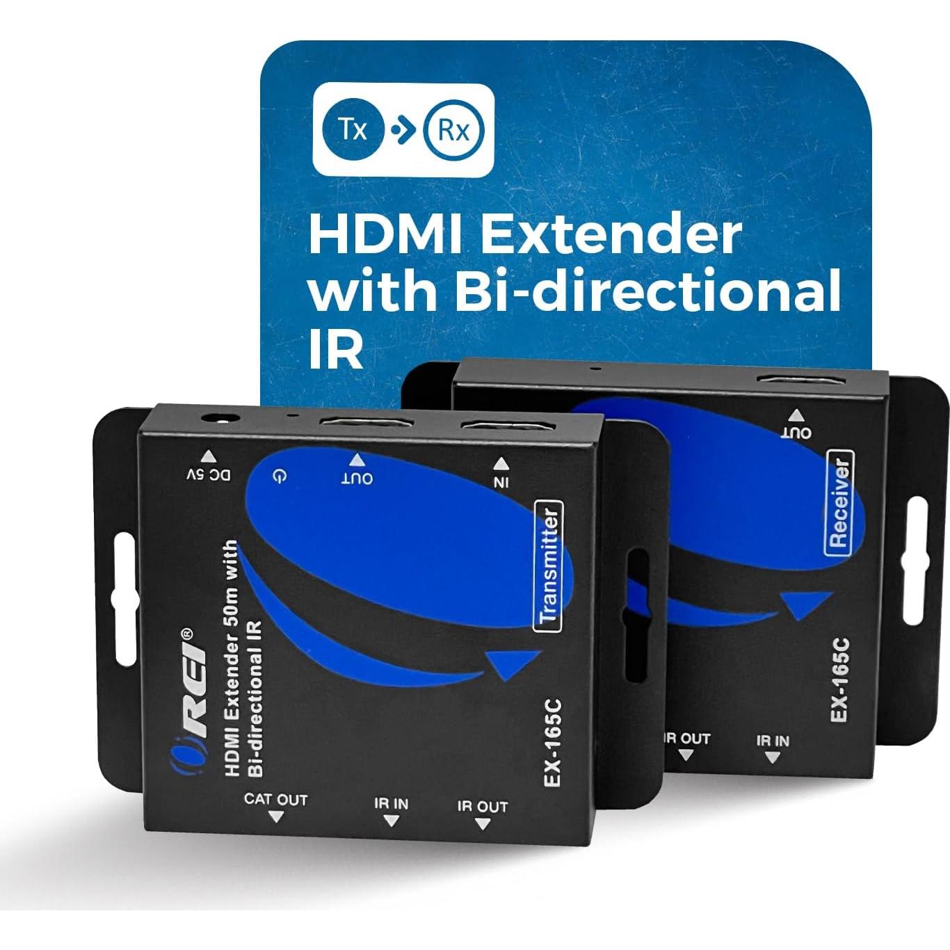 Extensor HDMI OREI EX-165C 50m Full HD 1080p con IR