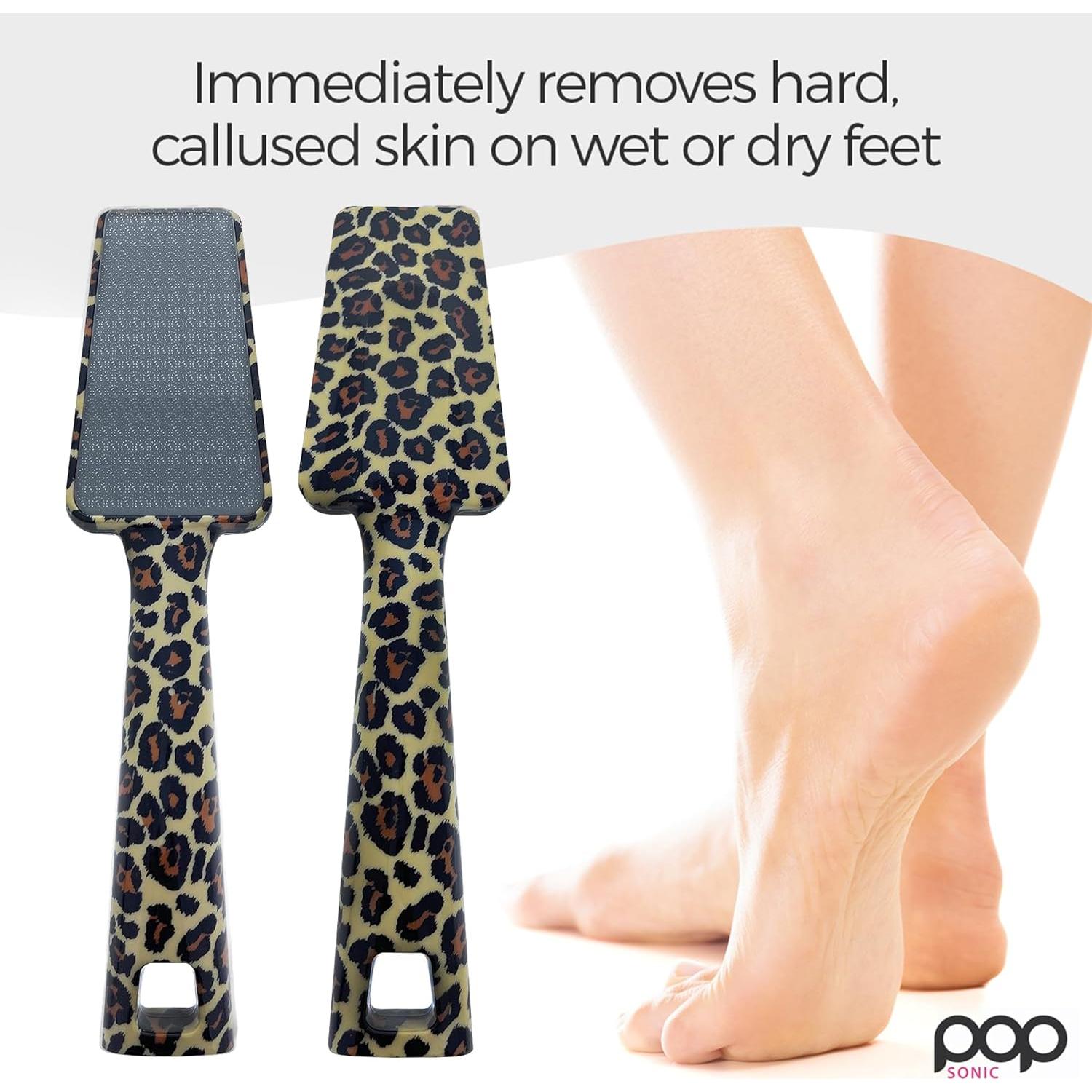 Lima de Pies Pop Sonic FootFile Leopardo - Removedor de Callos