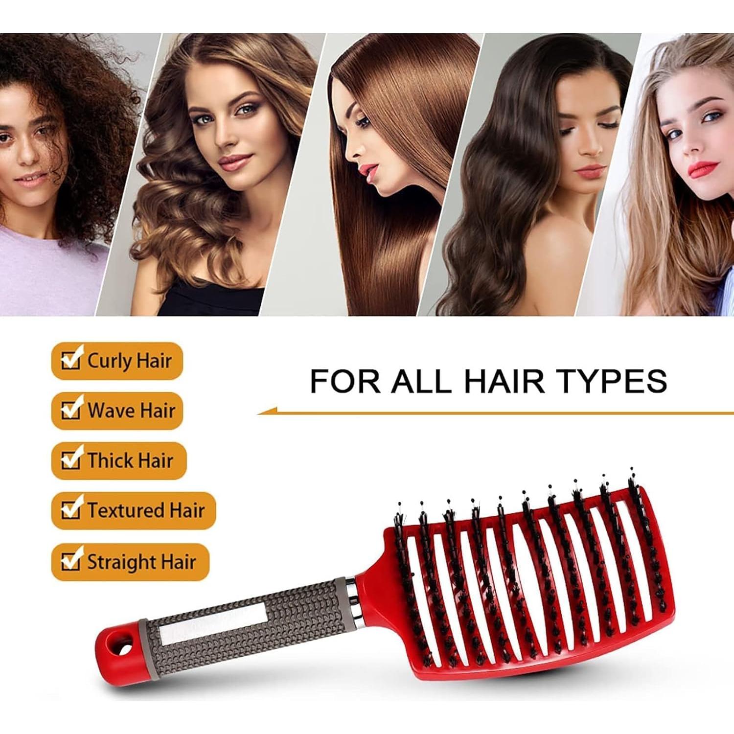 Cepillo Desenredante Mágico Voremy Curvado 24.9 cm 2pcs