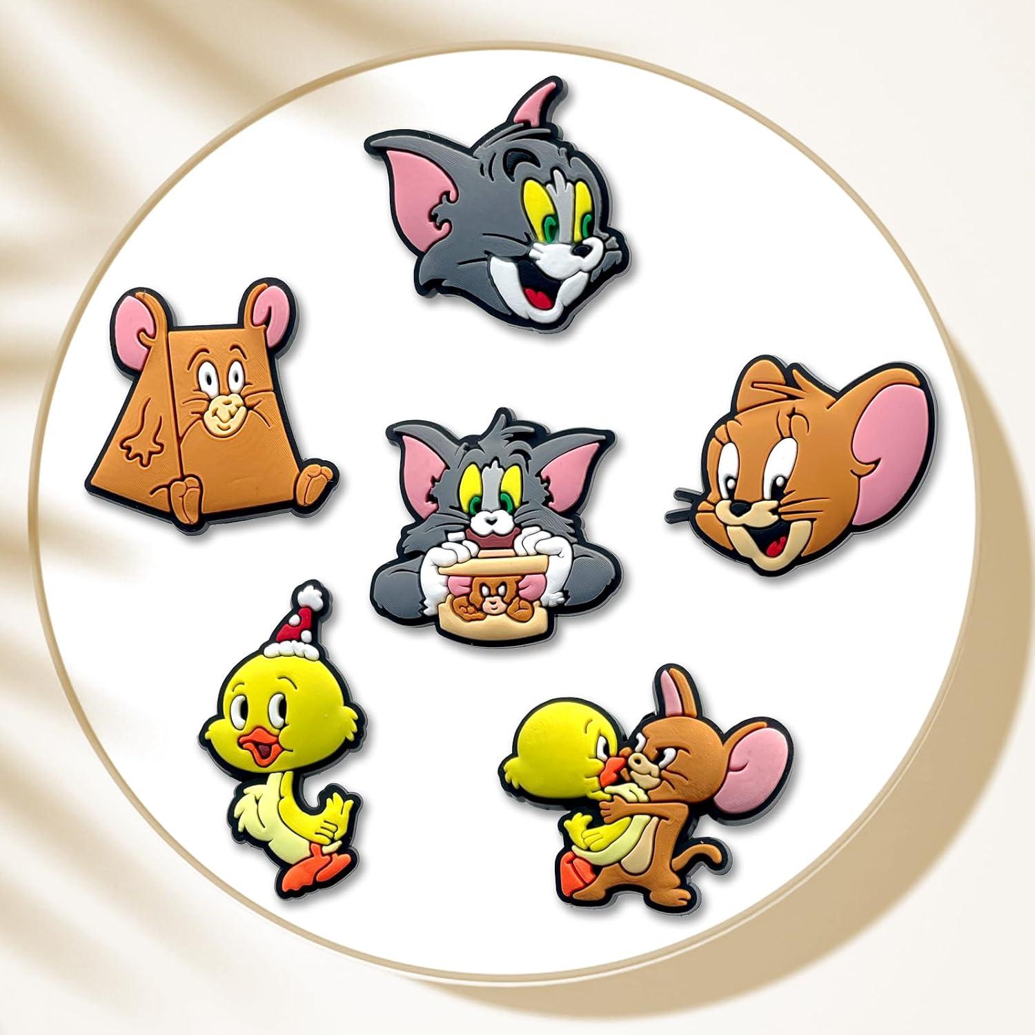 Encantos de Zapatos de Dibujos Animados PVC - 12 Piezas Unisex