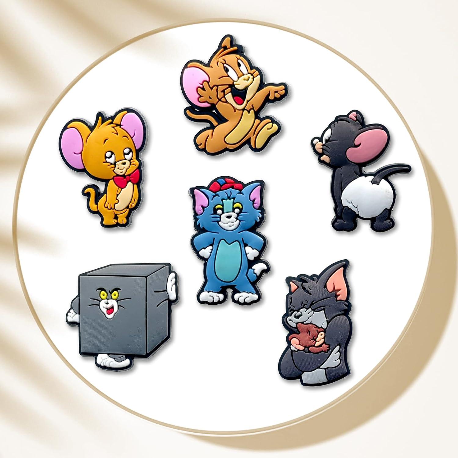 Encantos de Zapatos de Dibujos Animados PVC - 12 Piezas Unisex