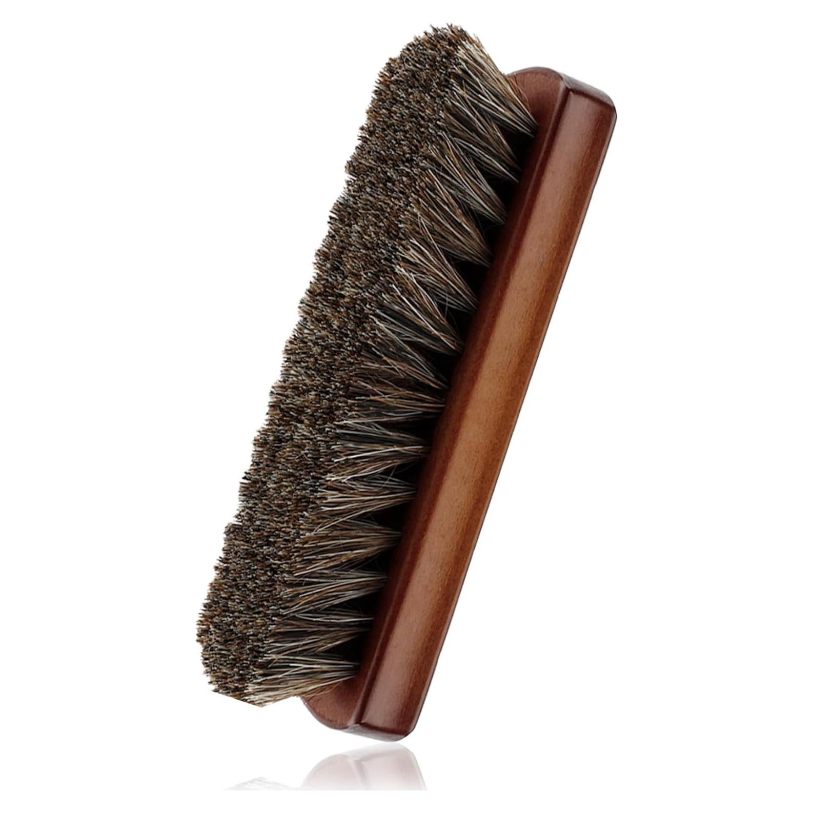 Cepillo de limpieza de cuero SythorYang - Pelo de caballo