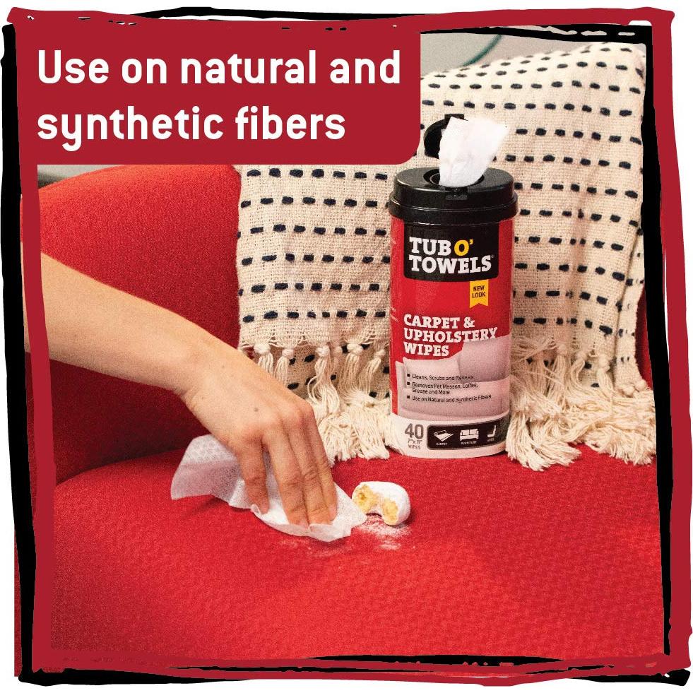 Toallitas de limpieza Tub O' Towels 40 unidades 17.8x20.3 cm