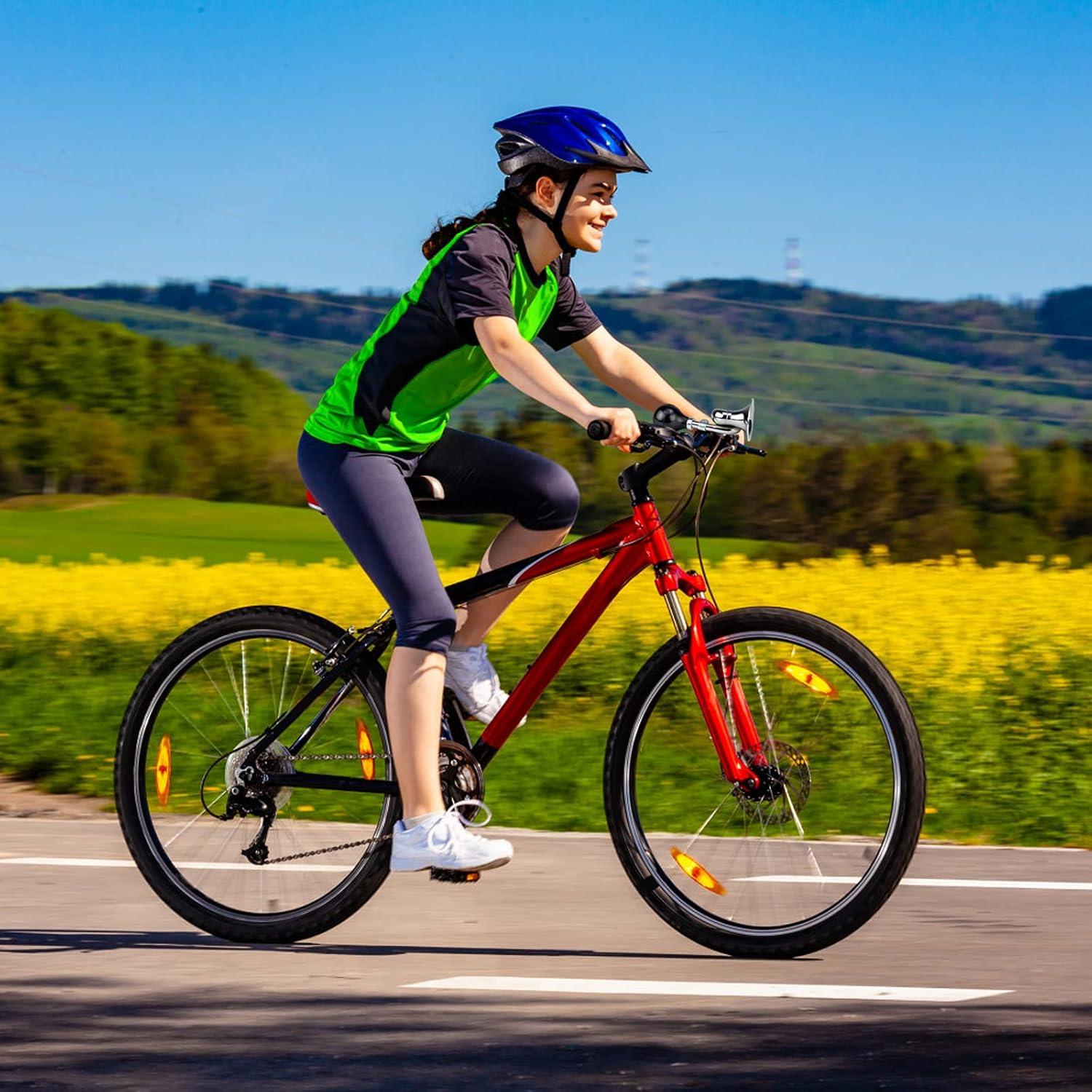 Timbre de bicicleta EZYoutdoor retro de aluminio negro 2.22 cm