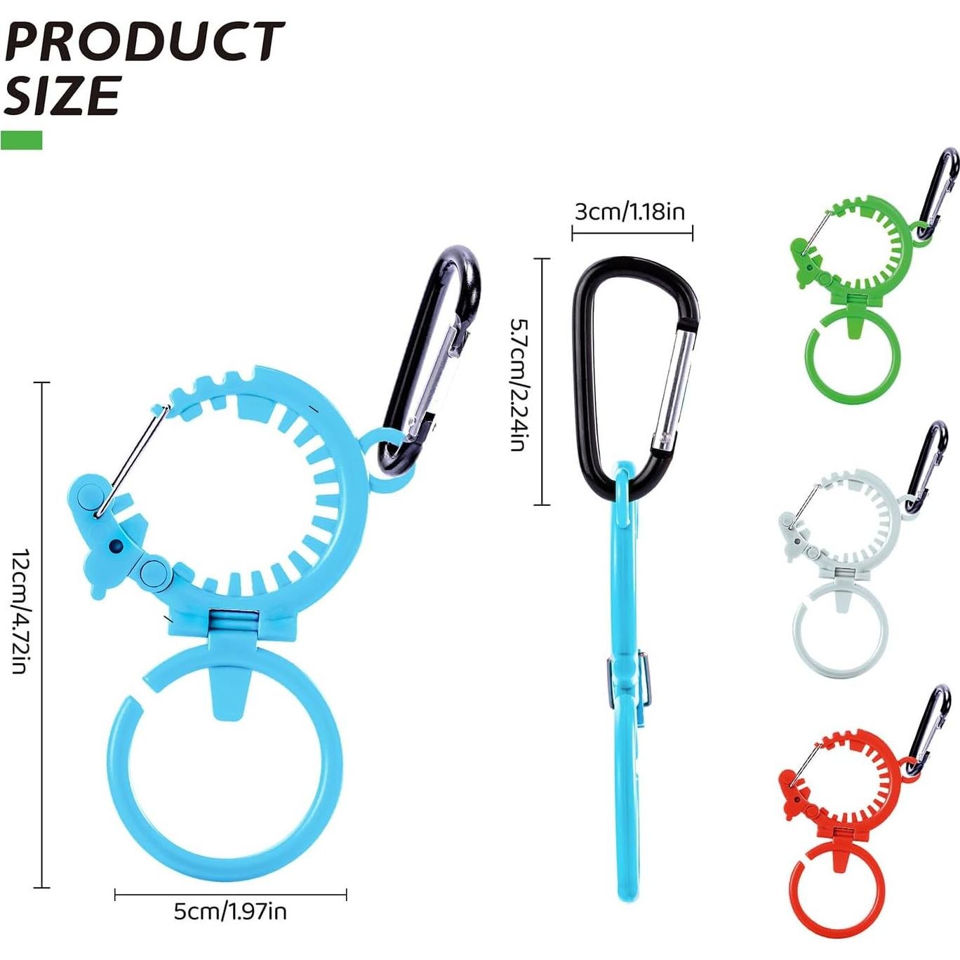 Soporte de Botella de Agua GJFCWFTH BF-888 con Clip Carabiner