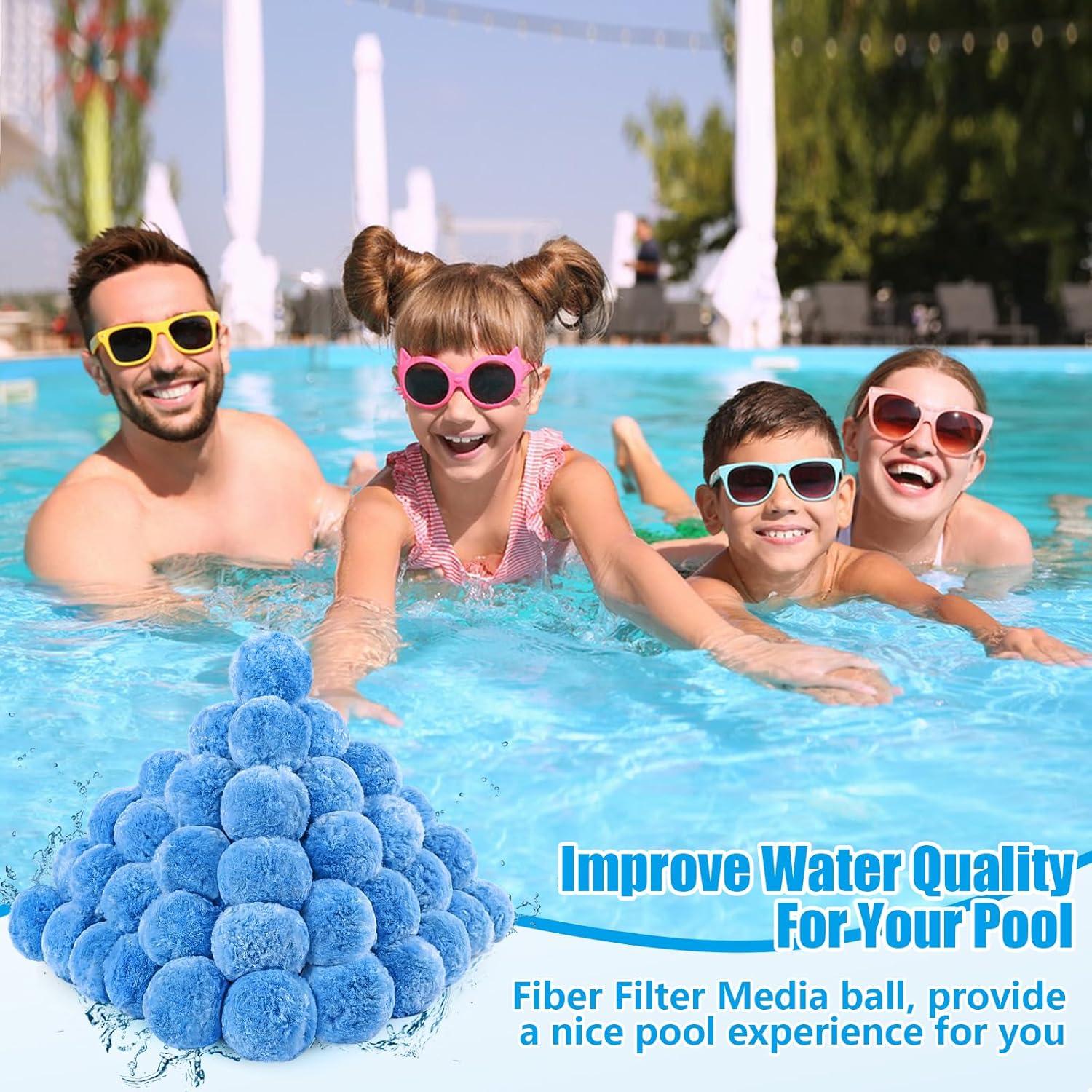 Bolas de Filtro para Piscina MJZ 0.70 kg Ecológicas Reutilizables