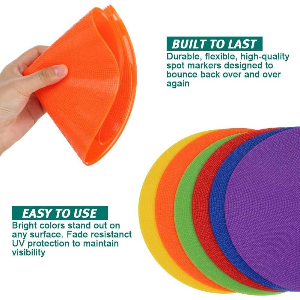 Marcadores de Puntos Poly TuXHui 22.86 cm Antideslizantes 18 Pcs