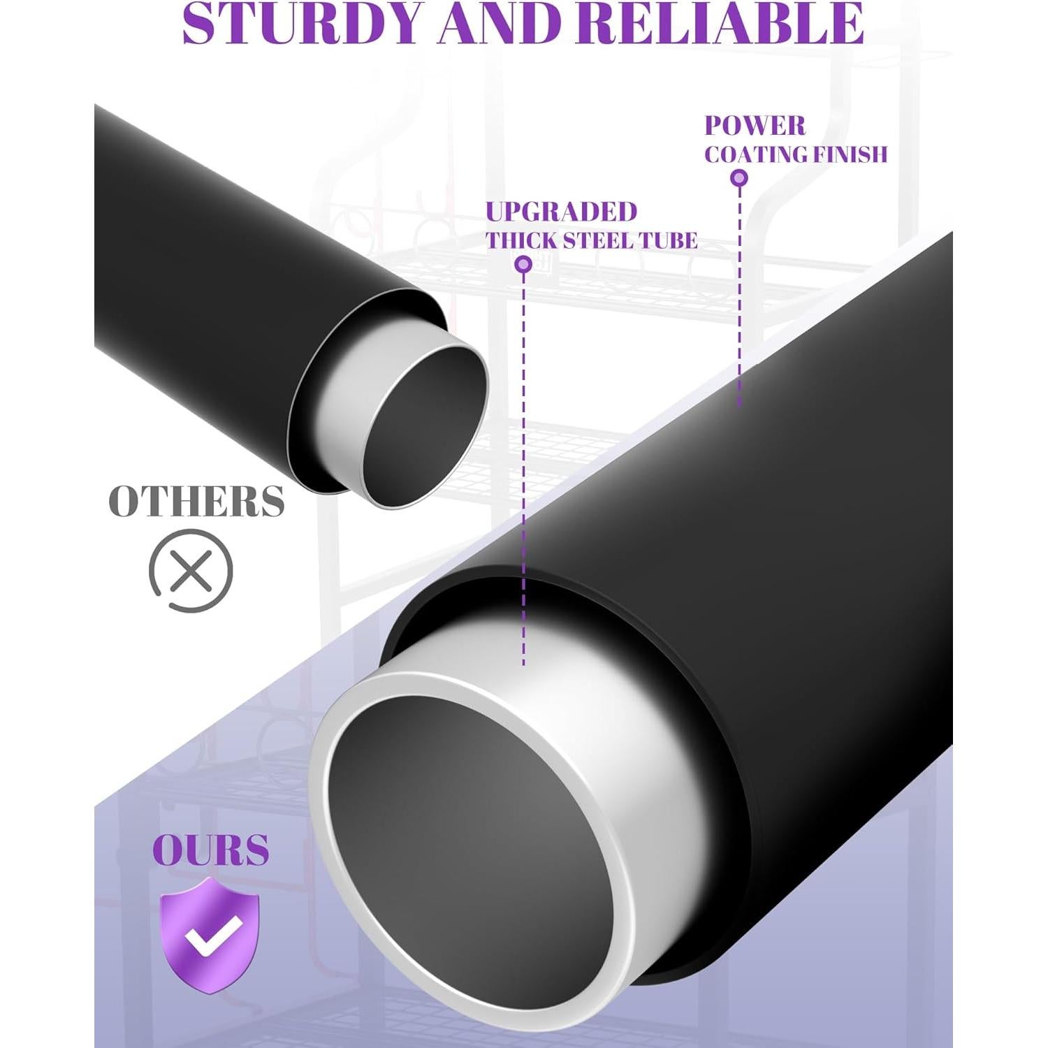 Estante de Almacenamiento Mythinglogic para Gimnasio 3 Niveles