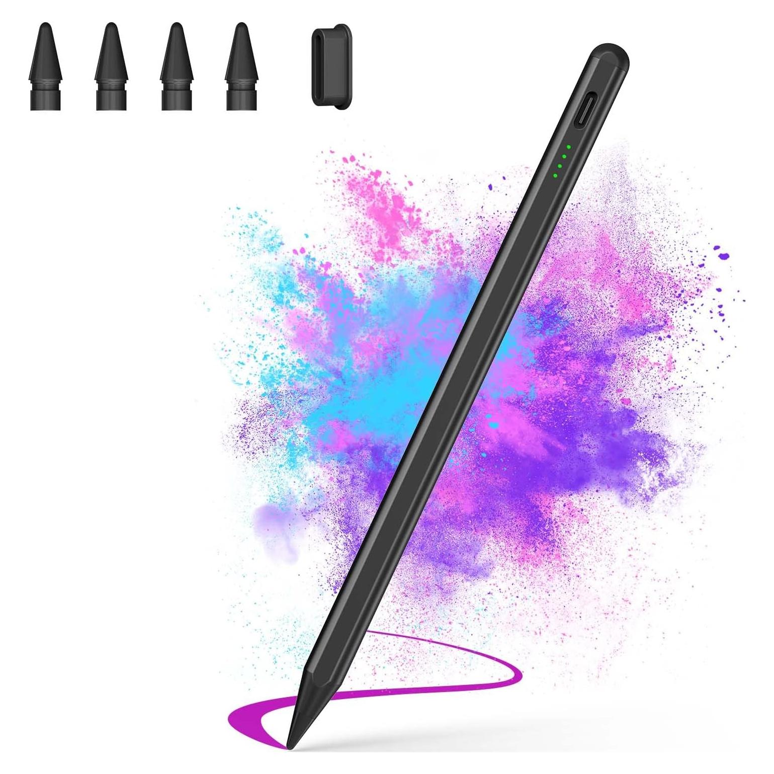 Lápiz Stylus para iPad LIRIXINYIYA con Punta de 1.7mm y 4 LED