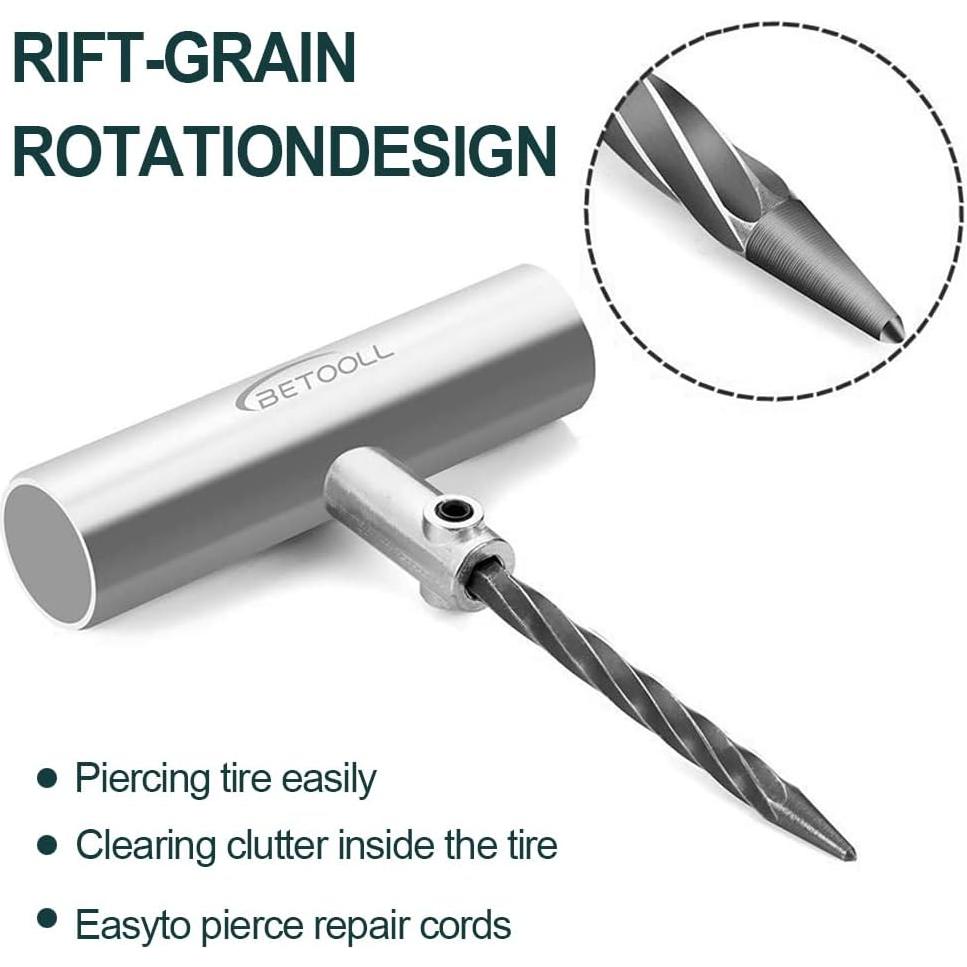 Kit de Reparación de Neumáticos BETOOLL 24pcs Universal