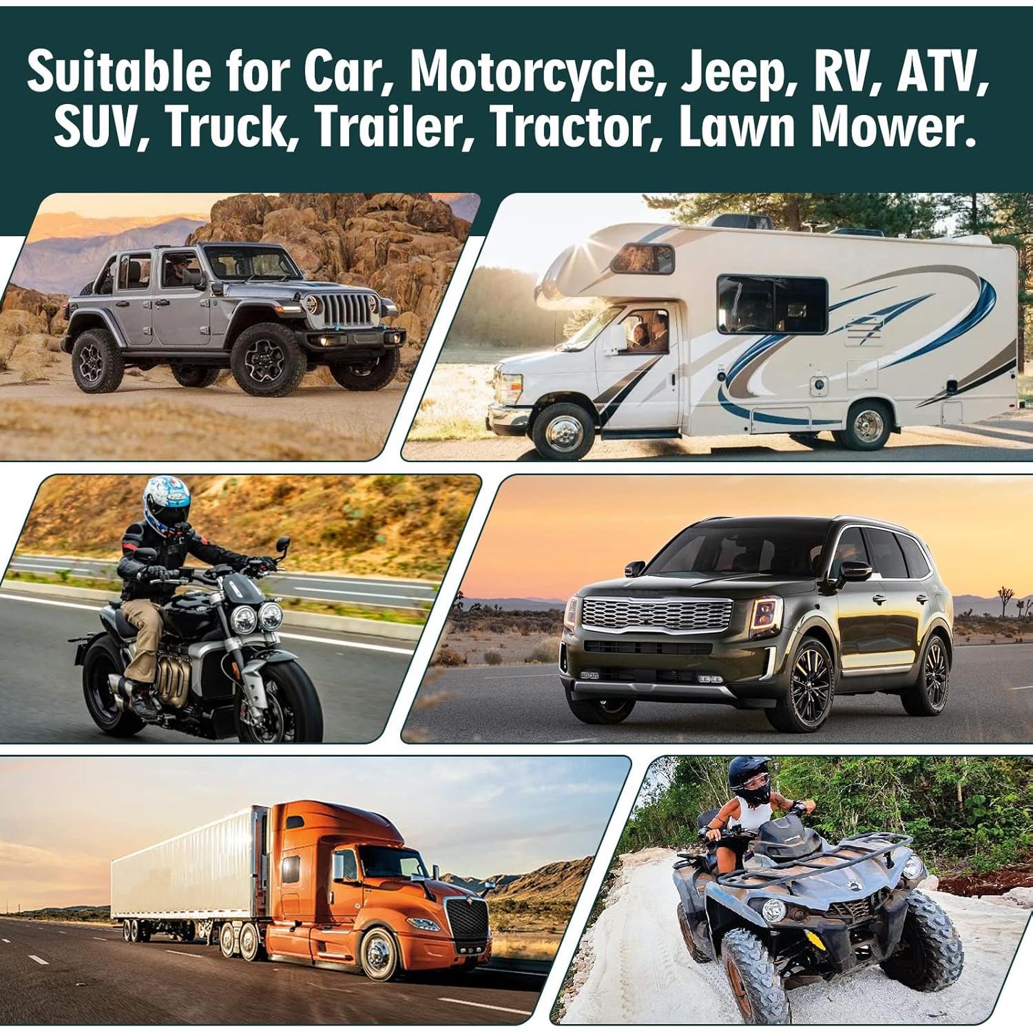 Kit de Reparación de Neumáticos BETOOLL 24pcs Universal