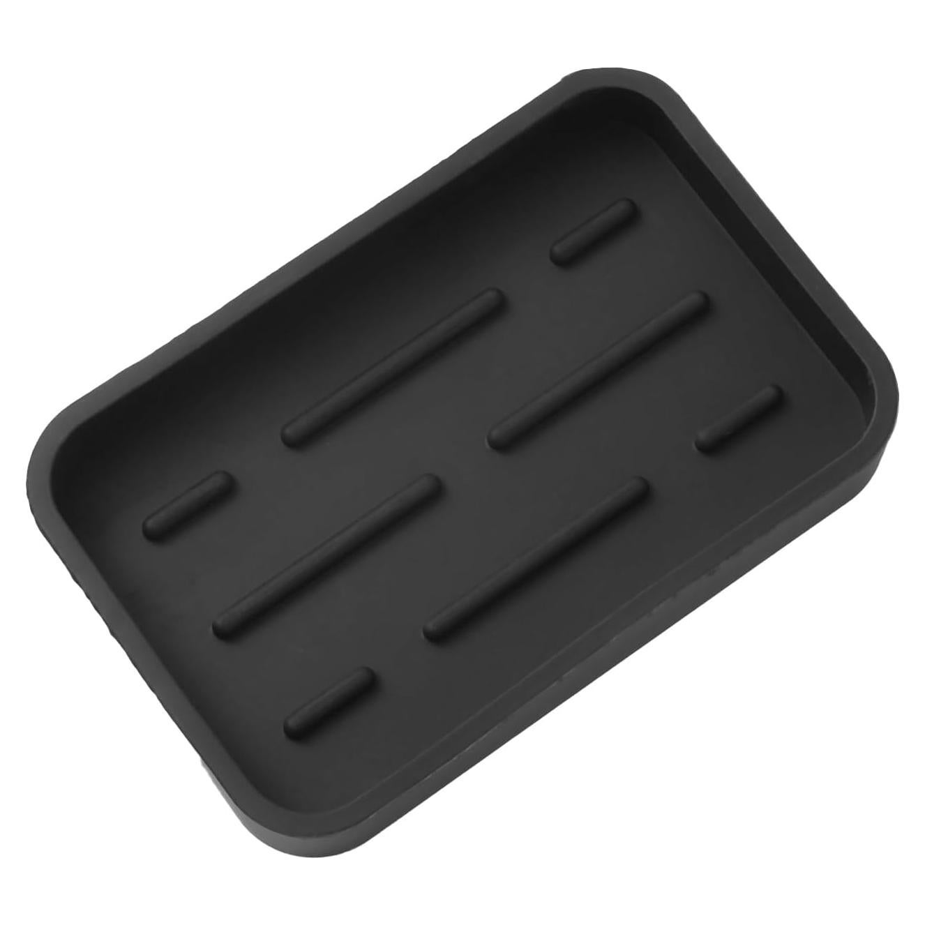 Bandeja Organizadora de Fregadero Silicona MicoYang 12.4x8.1cm Negra
