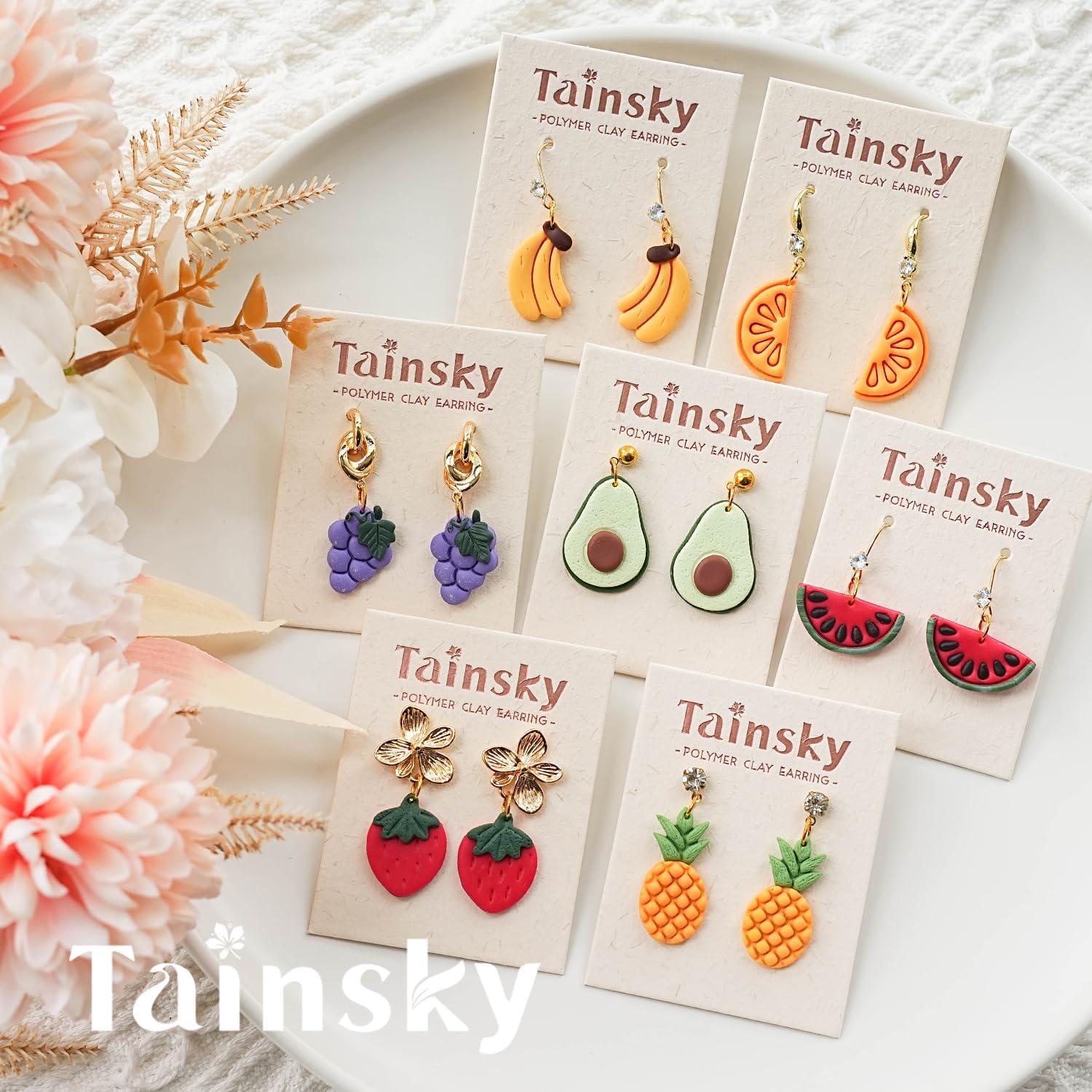 Cortadores de Arcilla de Frutas TAINSKY - 17 Formas 1.9 a 3.3 cm