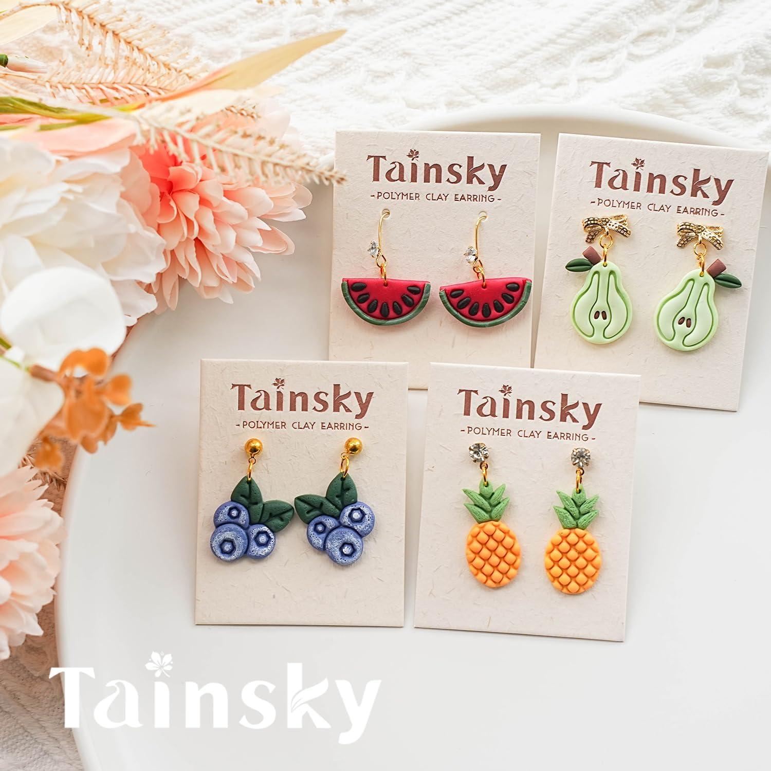 Cortadores de Arcilla de Frutas TAINSKY - 17 Formas 1.9 a 3.3 cm