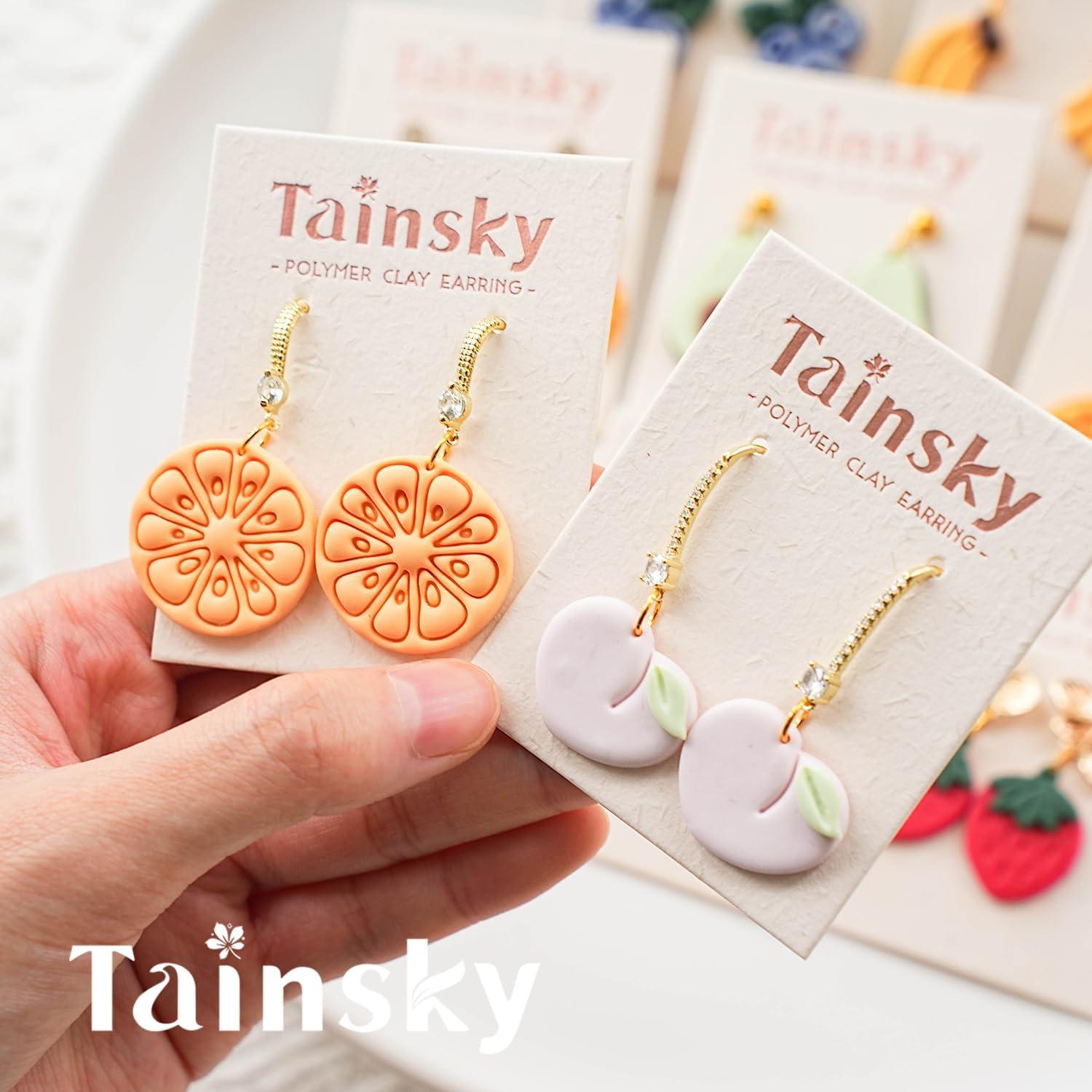 Cortadores de Arcilla de Frutas TAINSKY - 17 Formas 1.9 a 3.3 cm