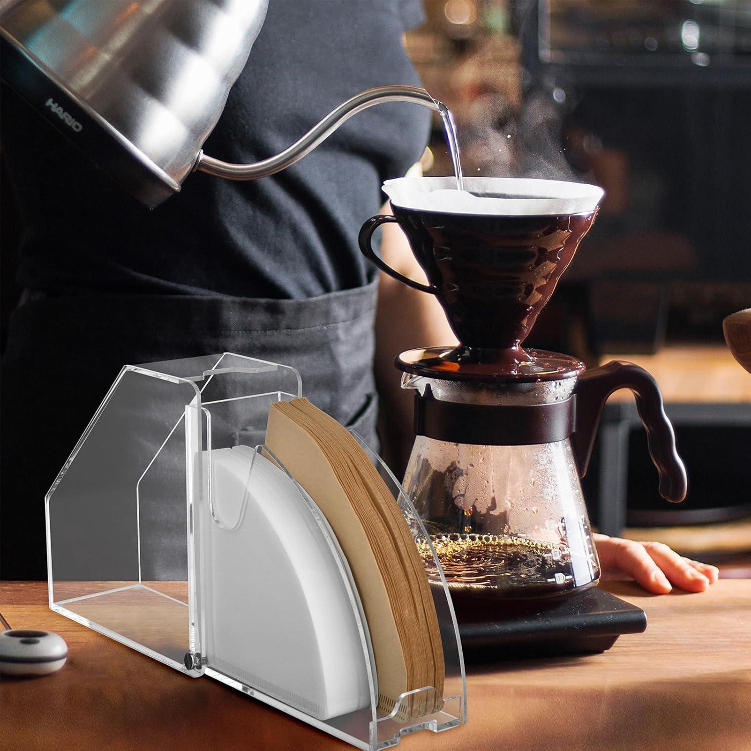Soporte Organizador para Filtros de Café Homakover Transparente