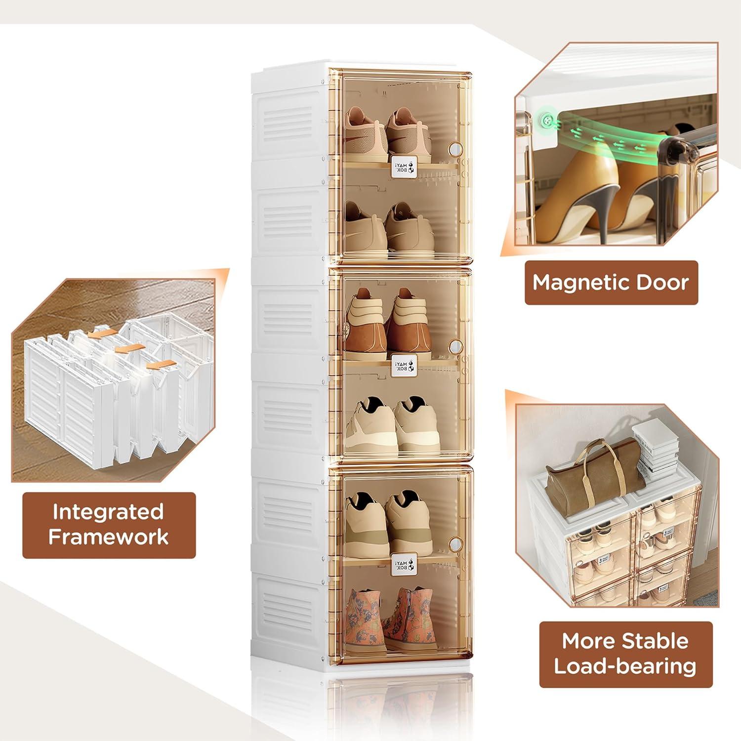Caja Organizadora de Zapatos ANTBOX 6 Capas 6 Compartimentos